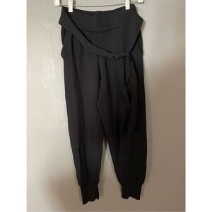 Lush Black Ankle Length With Removable Belt Pants Size Small